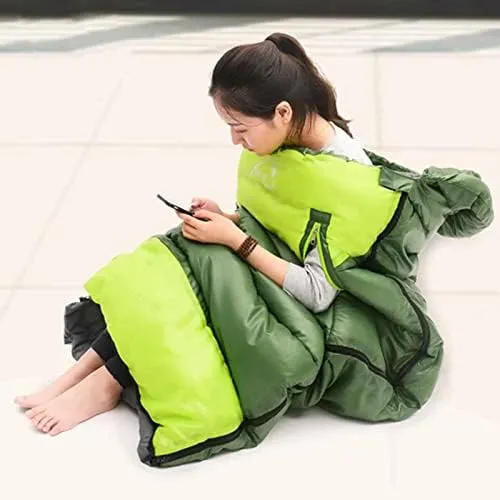 Warm Weather Sleeping Rectangular Camping Sleeping Bag 3-Season Comfort Single Backpacking Sleeping Bags for AdultsCamping Gear Equipment, Traveling, and Outdoo，Right 1.65kg