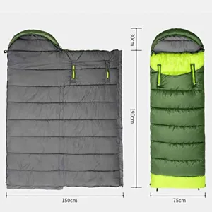 Warm Weather Sleeping Rectangular Camping Sleeping Bag 3-Season Comfort Single Backpacking Sleeping Bags for AdultsCamping Gear Equipment, Traveling, and Outdoors