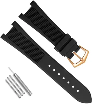 Watch bands For Patek Philippe 5711 5712G Accessories Are Suitable Nautilus Watch Chain Special Notch Silicone Strap 24-13mm