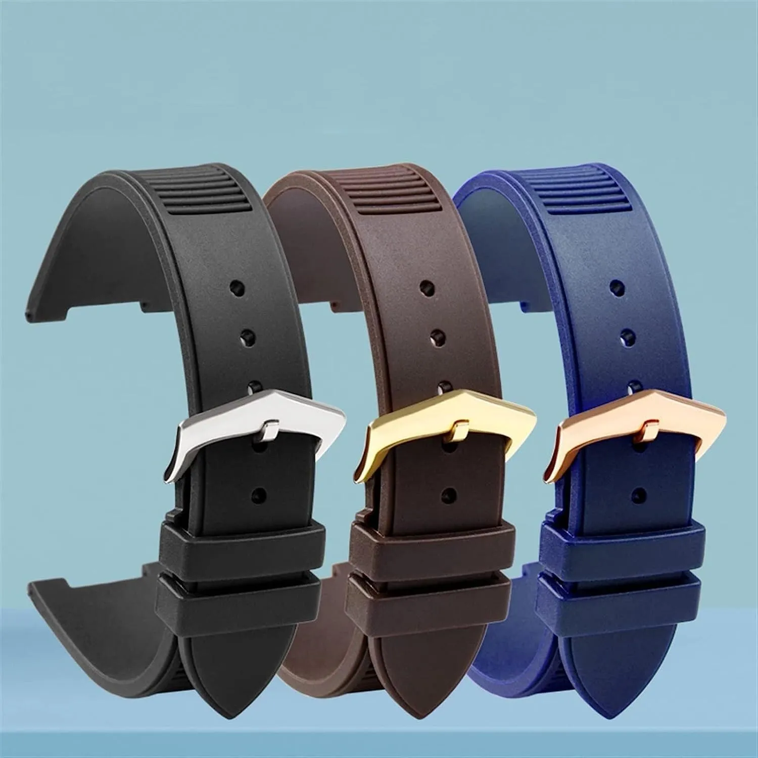 Watch bands For Patek Philippe 5711 5712G Accessories Are Suitable Nautilus Watch Chain Special Notch Silicone Strap 24-13mm