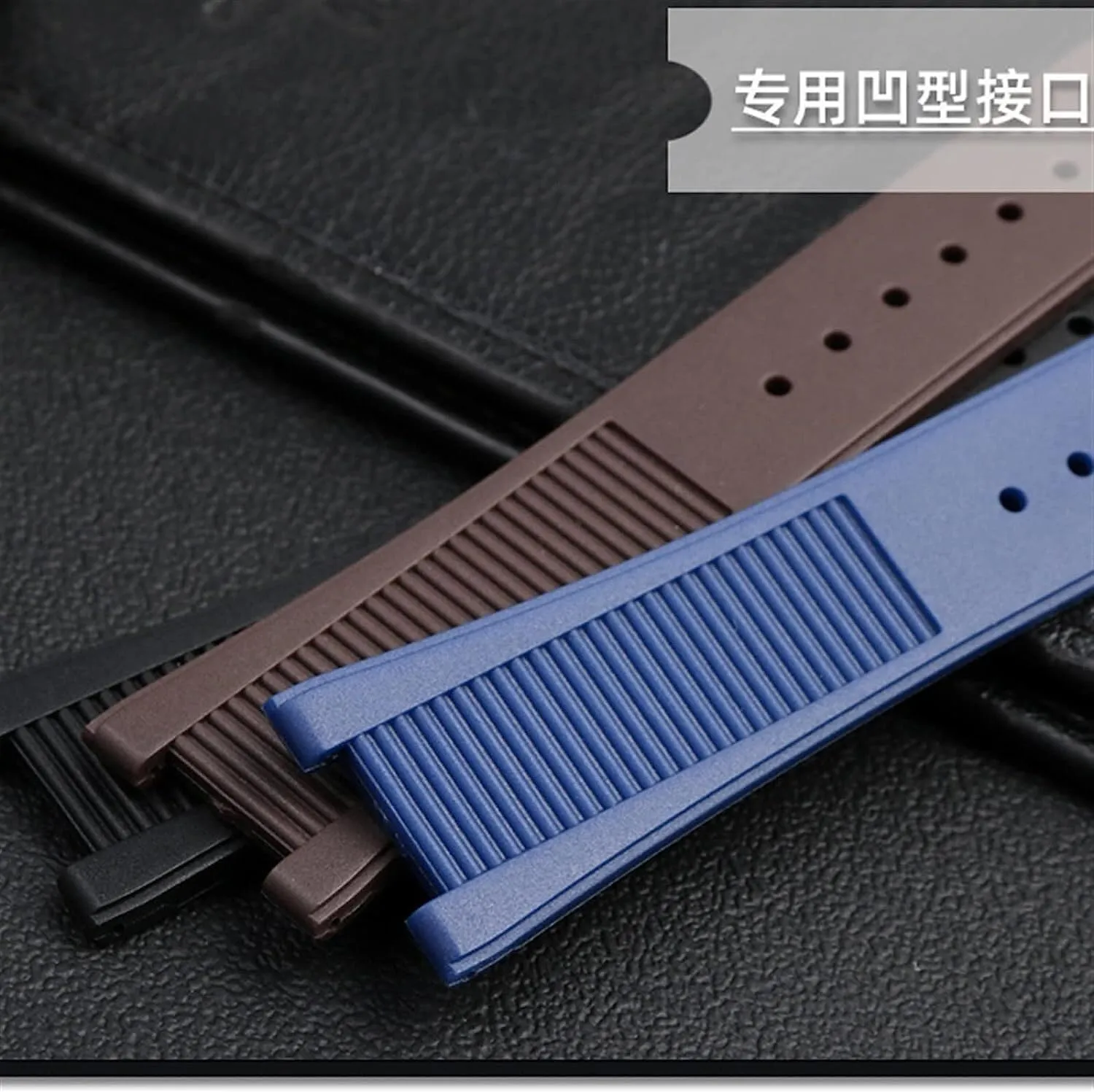 Watch bands For Patek Philippe 5711 5712G Accessories Are Suitable Nautilus Watch Chain Special Notch Silicone Strap 24-13mm