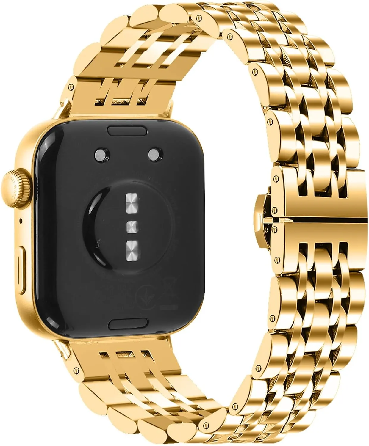 Watch Strap Compatible With Huawei Watch Fit 3, Metal Watchband Strap Stainless Steel Bracelet Wristband Women Men Band Replacement for Huawei Watch Fit 3