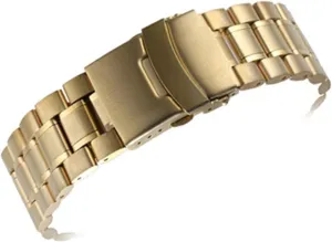 Watch Strap Stainless Steel Bracelet 18mm 20mm 22mm Bracelet for Men and Women, Folding Buckle, Solid Metal Bracelet (Band Color : Silver, Band Width: 20mm)