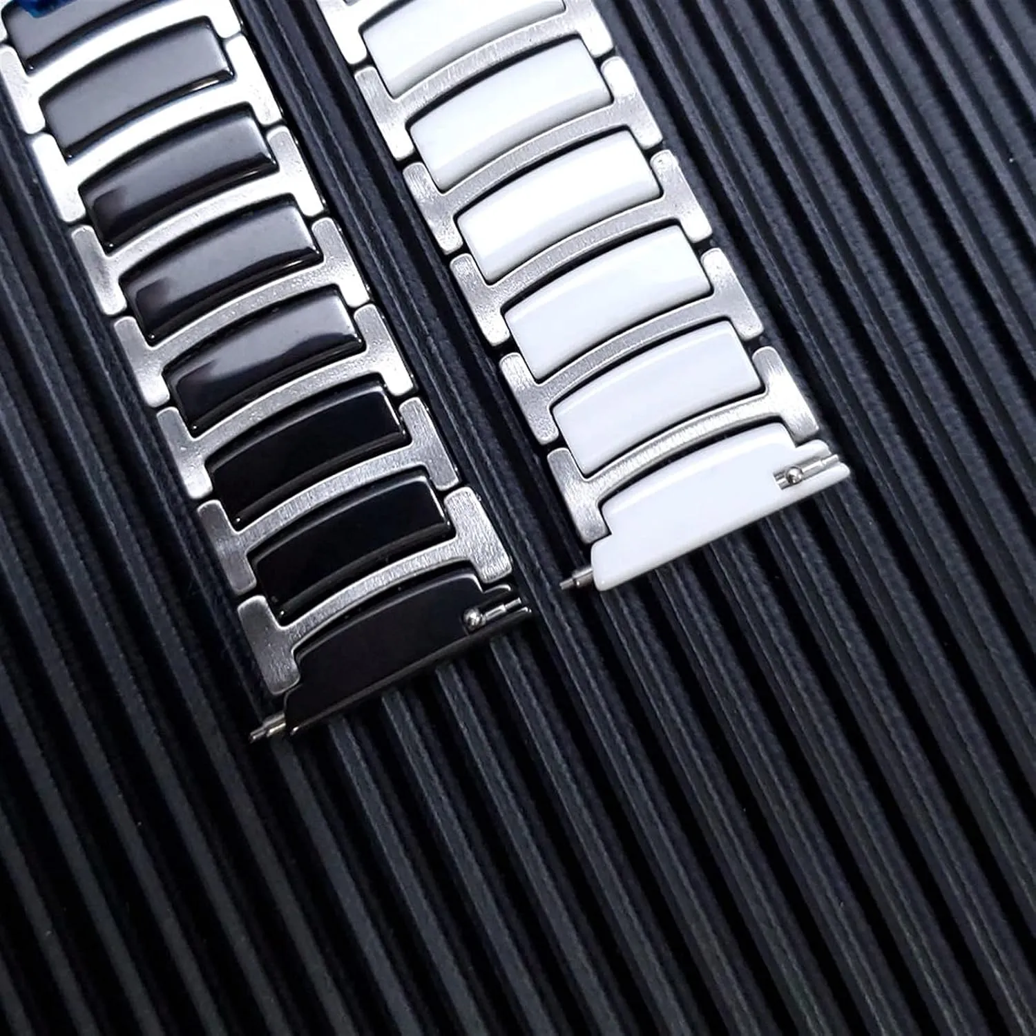 Watch Strap Suitable for Popular Or Traditional Watches Stainless Steel   Ceramic Strap 20mm 22mm Wristband Adjustable Strap Bracelet