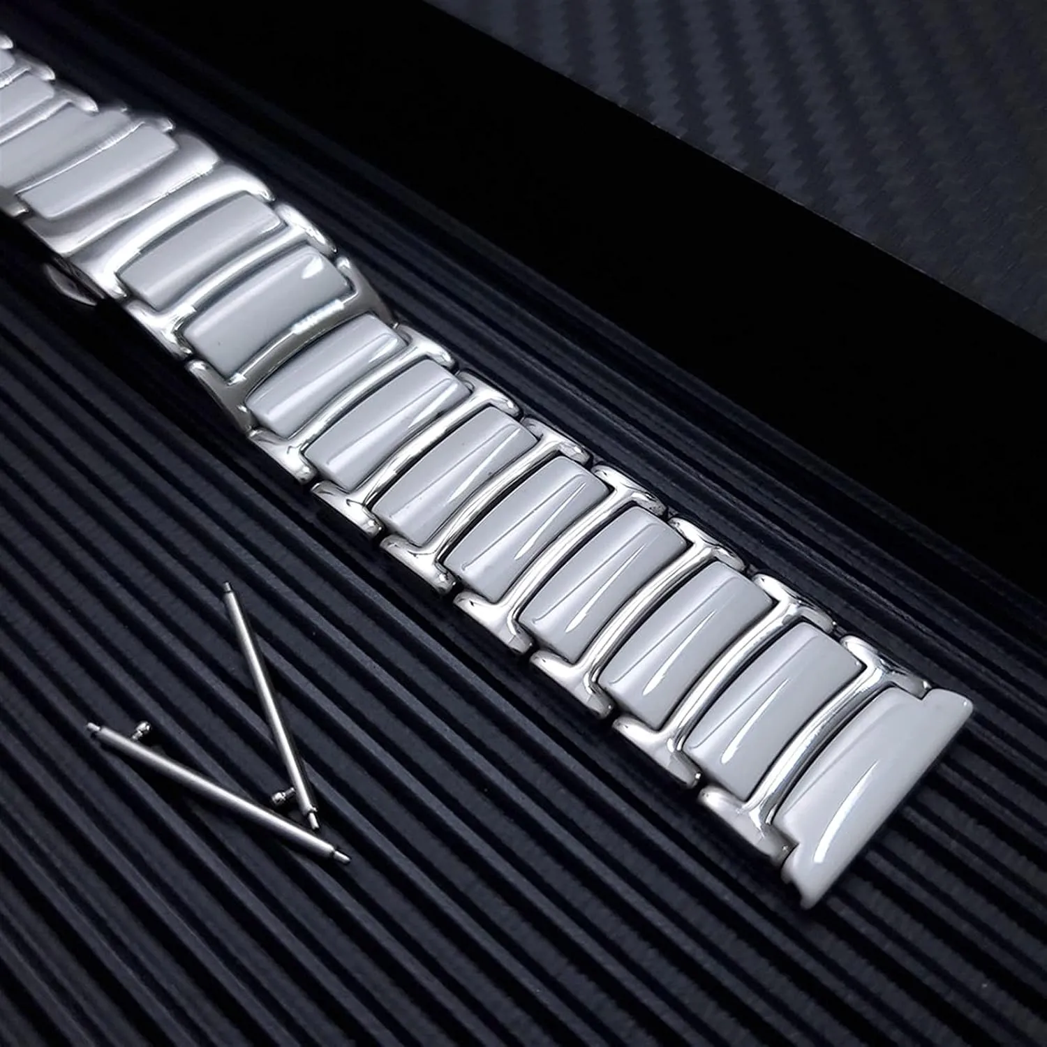 Watch Strap Suitable for Popular Or Traditional Watches Stainless Steel   Ceramic Strap 20mm 22mm Wristband Adjustable Strap Bracelet