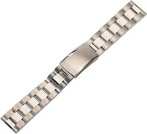 Watch Strap Universal 18mm 20mm 24mm 26mm 28mm 30mm Solid Classic Stainless Steel Breathable Replacement