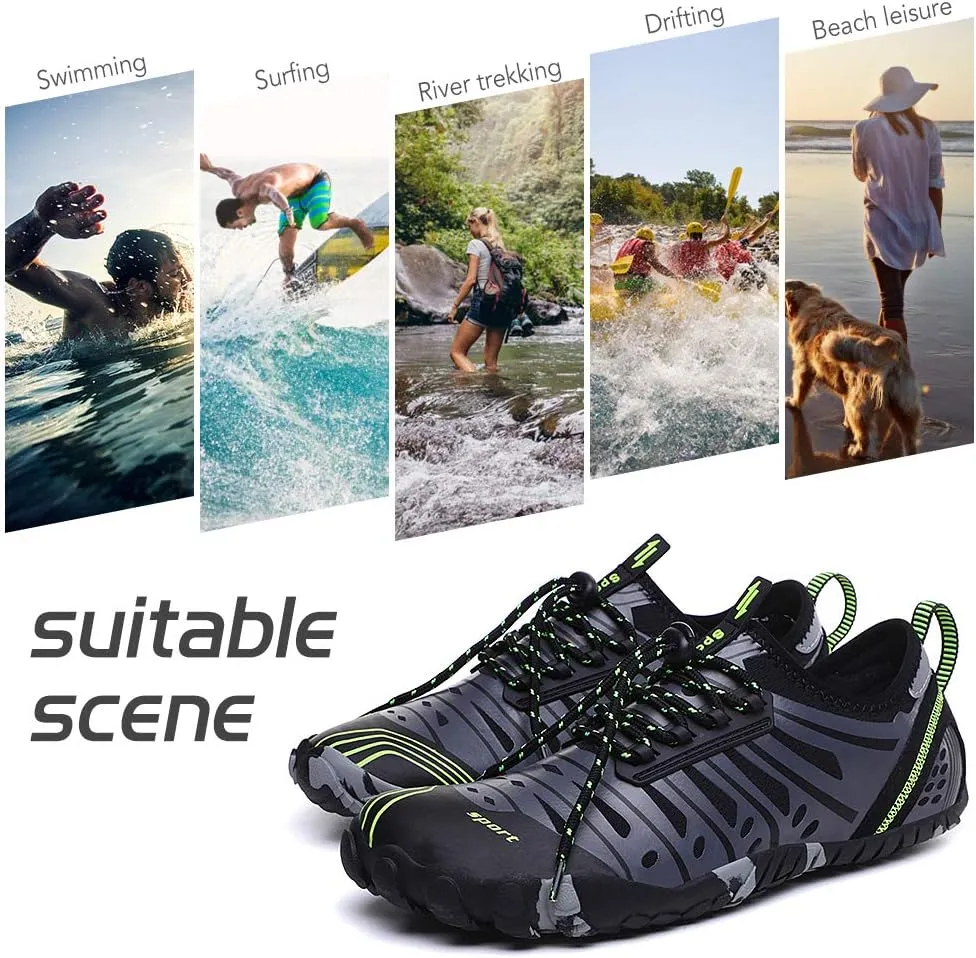 Water Shoes Quick Dry Lightweight River Trekking Shoes Athletic Sport Shoes for Beach Kayaking Boating Hiking Surfing Walking