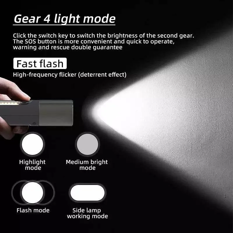 Waterproof Outdoor Flashlight - Durable All-Weather LED Torch