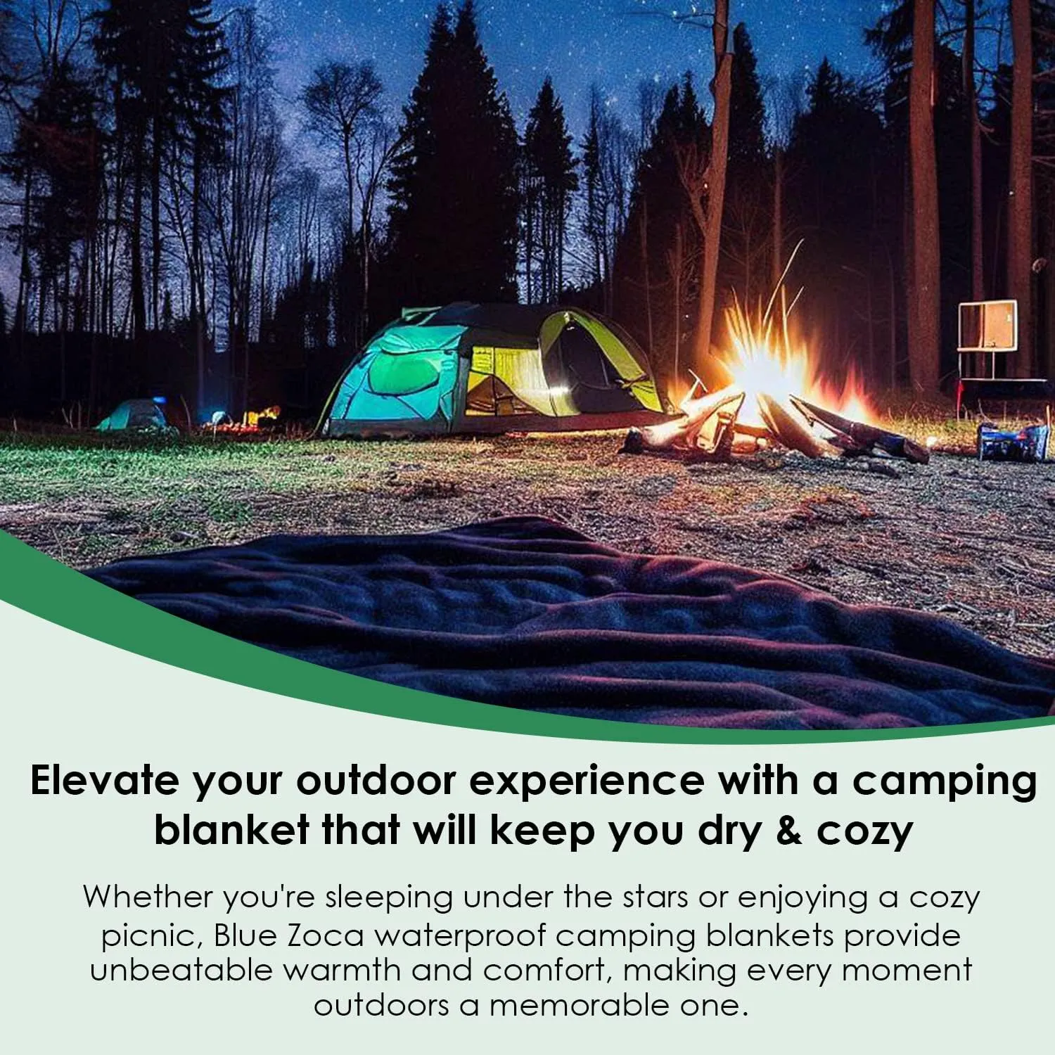 Waterproof Travel Blanket | for Camping, Hiking, Outdoor Sporting Events, Picnics & More | Three Layers to Keep You Warm & Dry Anywhere | Machine Washable & Pet Friendly - 65x50in Merlot