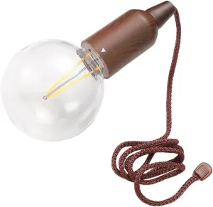 Wear-Resistant Led Camping Tent Lamp Portable Outdoor Ceiling Light Pull Design for Tents Patios Garages Sheds for Camping Hiking Outdoor Activities