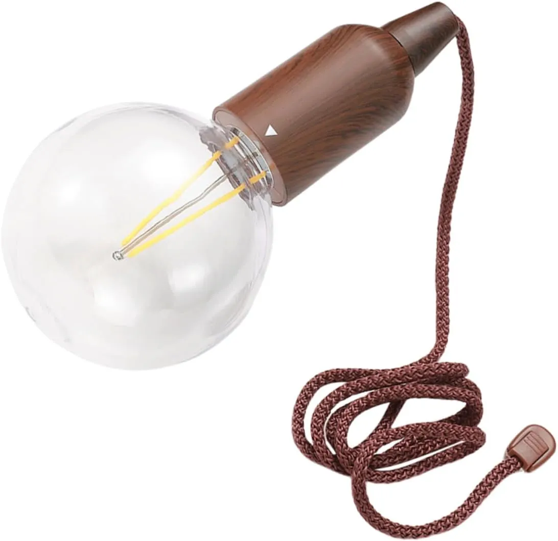 Wear-Resistant Led Camping Tent Lamp Portable Outdoor Ceiling Light Pull Design for Tents Patios Garages Sheds for Camping Hiking Outdoor Activities