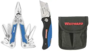 Westward Multi-Tool/Utility Knife Set,15 Tools 1YJC7-1 Each