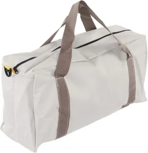 Wide Mouth Tool Bag, 20 Inch Large Tool Bag Heavy Duty Tool Storage Bag with Smooth Zipper, Canvas Tool BagTool Tote Bag for Electricians Carpenters Artisan
