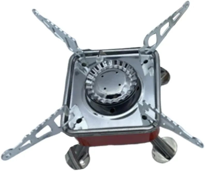 Windproof Folding Gas Cooker Portable Picnic Stove for Camping Hiking and Outdoor Activities Lightweight Design with High Temperature Resistance and Fuel Efficiency