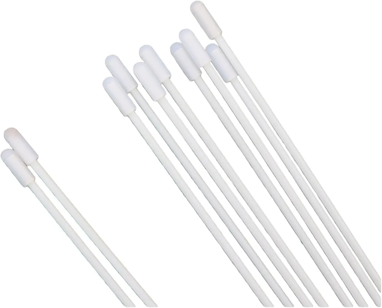 Winged Sirenny 10pcs 36in Long Flex Rods for Worship Flags, Bendable Lightweight Fiberglass Flexible Flag Poles 1/8in Thick