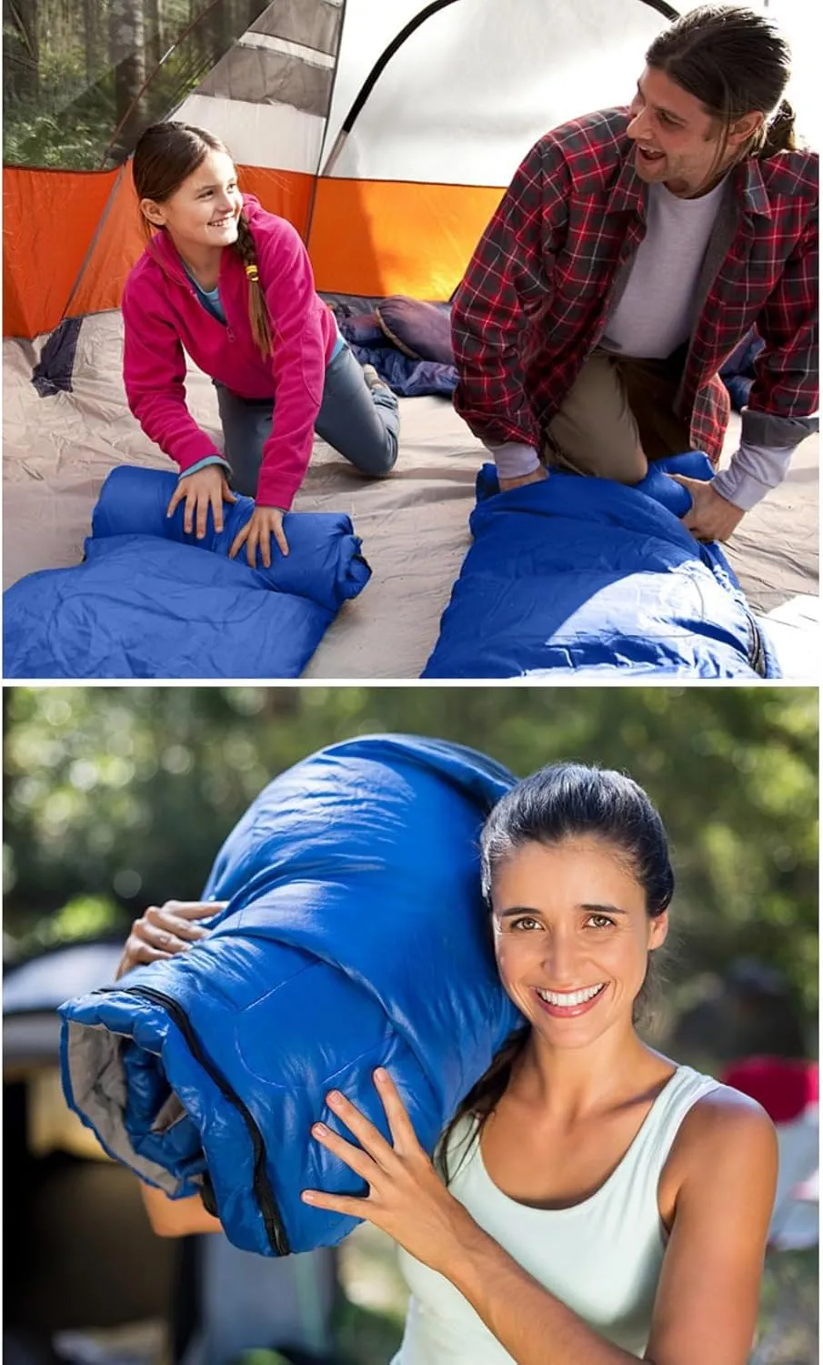 Winter Sleeping Bags Waterproof Sleeping Bag with Lightweight Waterproof Compact Bag for Camping Gear Equipment Traveling Outdoors Camping Essentials