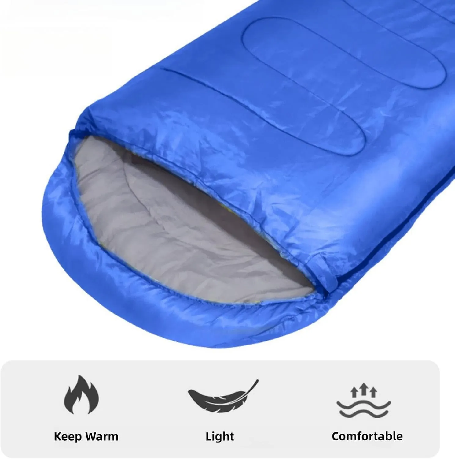 Winter Sleeping Bags Waterproof Sleeping Bag with Lightweight Waterproof Compact Bag for Camping Gear Equipment Traveling Outdoors Camping Essentials