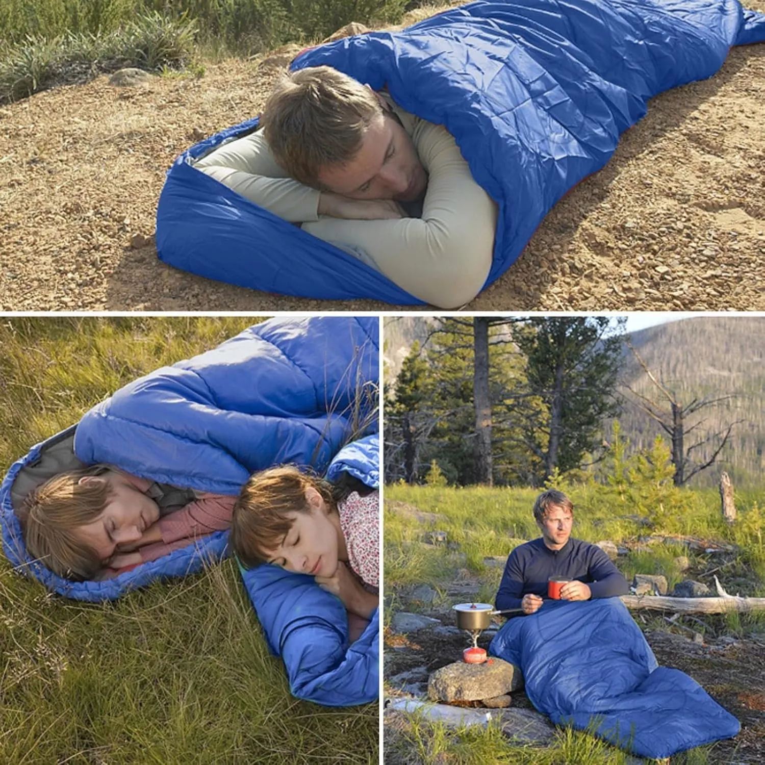 Winter Sleeping Bags Waterproof Sleeping Bag with Lightweight Waterproof Compact Bag for Camping Gear Equipment Traveling Outdoors Camping Essentials
