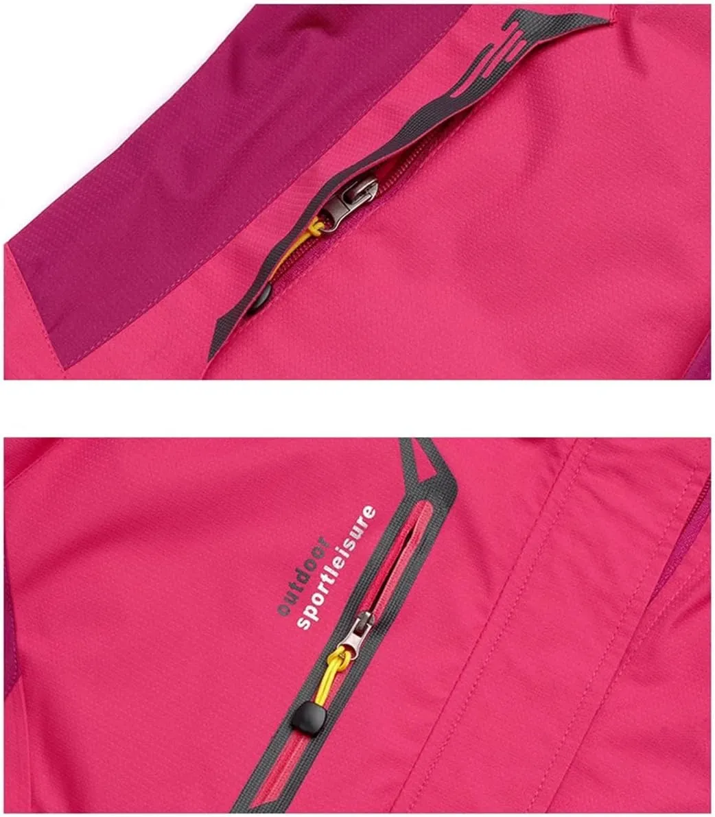Women Outdoor Sports Coats Windbreaker Travel Waterproof Camping Hiking Climbing Trekking Jacket