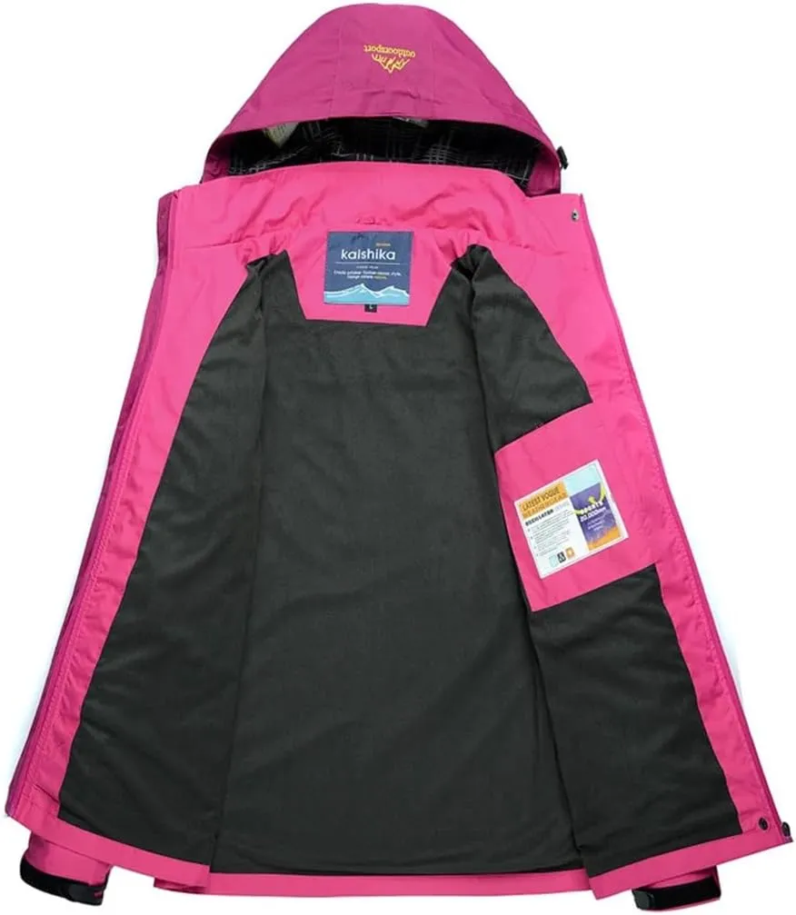 Women Outdoor Sports Coats Windbreaker Travel Waterproof Camping Hiking Climbing Trekking Jacket