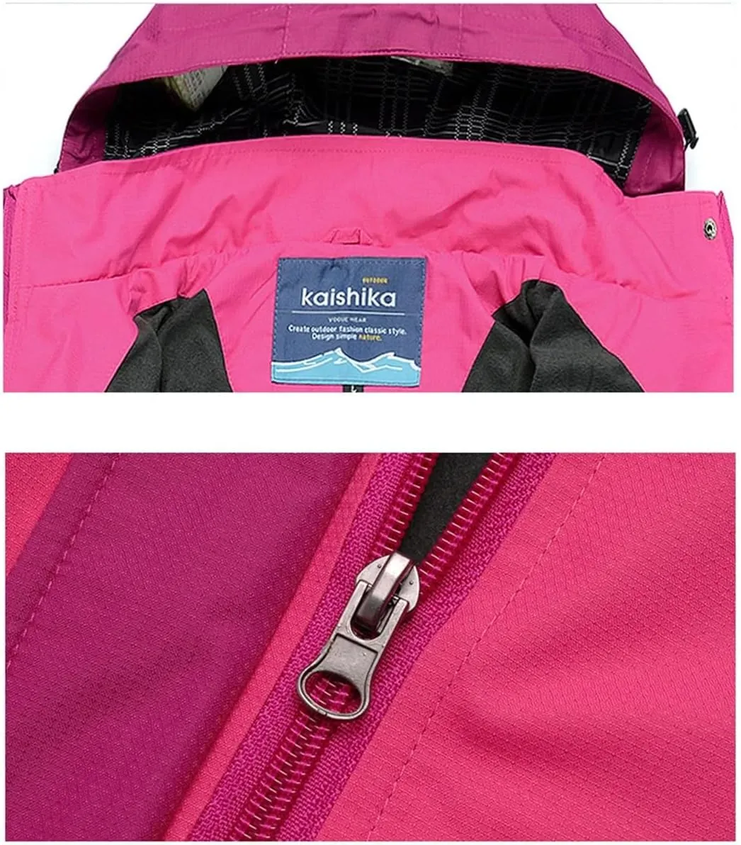 Women Outdoor Sports Coats Windbreaker Travel Waterproof Camping Hiking Climbing Trekking Jacket