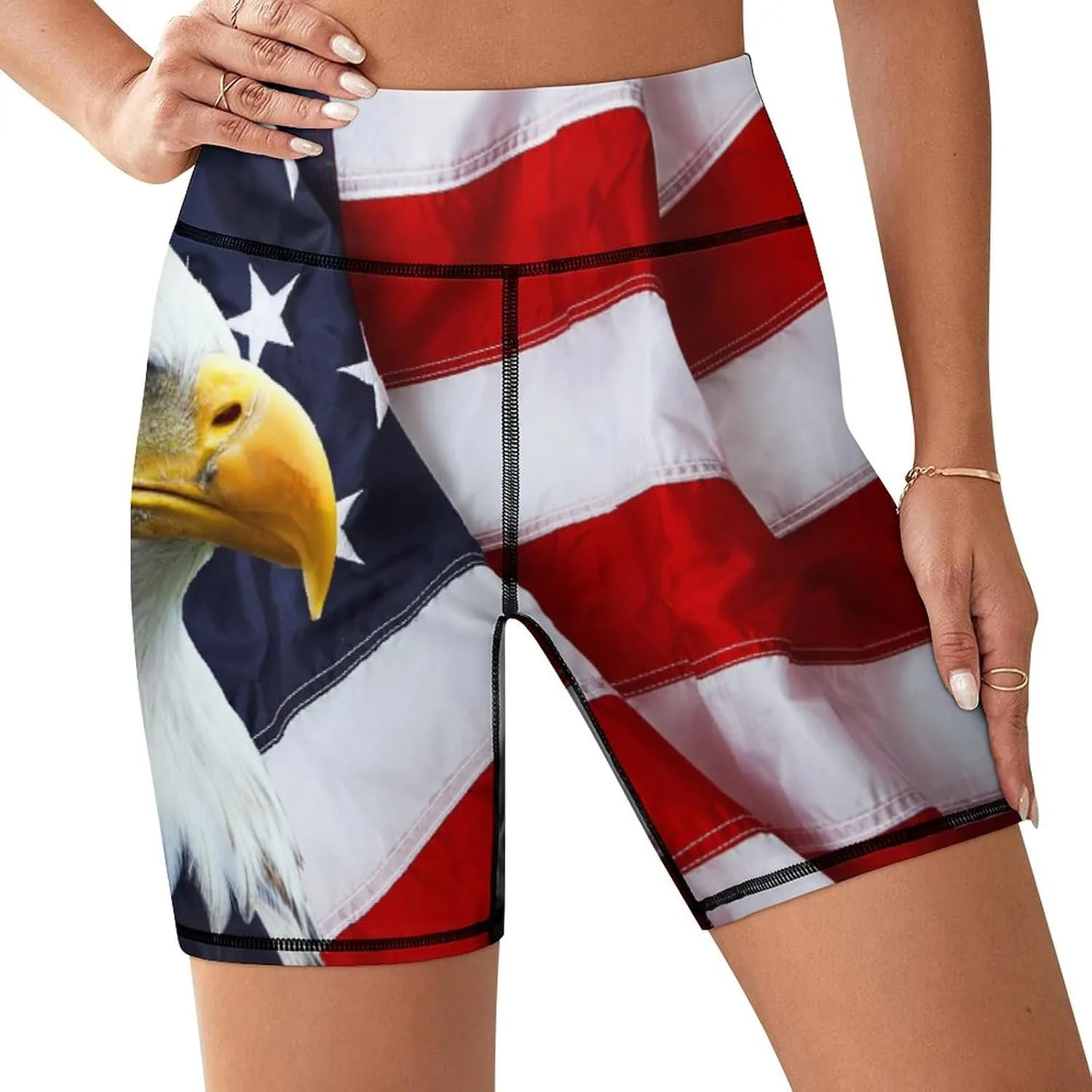 Women's High Waist Bike Shorts for Workout Sports Athletic Running Hiking Biker Yoga Gym