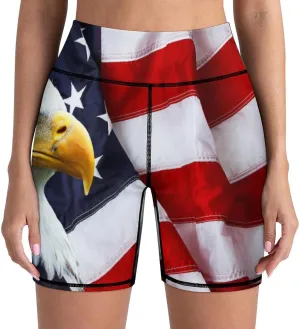 Women's High Waist Bike Shorts for Workout Sports Athletic Running Hiking Biker Yoga Gym