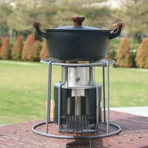 Wood Stove Outdoor Picnic Stove Portable Stove Windproof Camping Supplies Outdoor Oven Camping Stove Portable and Compact for Outdoor Hiking Camping Picnic Stove