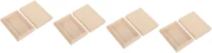 Wooden Playing Card Storage Box - Organizer Case for Card Decks and Collections - 1PC