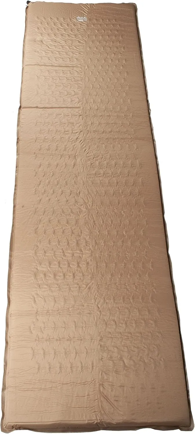World Famous Sports Self Inflating Camping Sleeping Pad, 72" x 20" x 1"