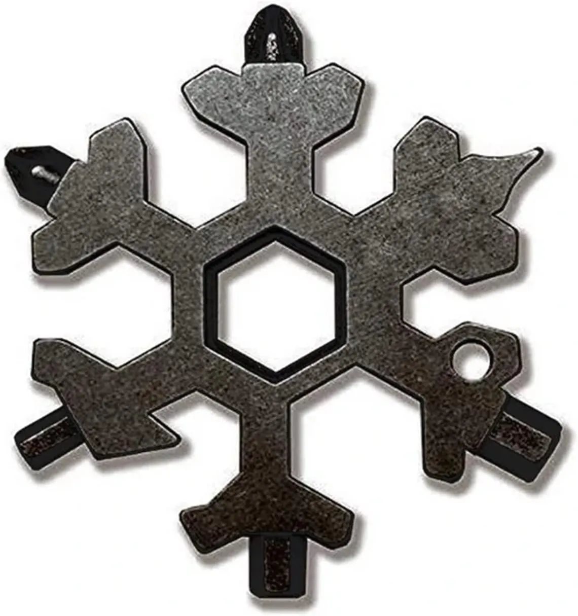 Wrench - Snowflake Multi-Tool 18-in-1 Multitool Stainless Steel Bicycle Multifunction Tool Keychain Bottle Opener Ring Wrench Hex Wrench for Outdoor Travel Camping Adventure Daily Tool Profes (Color