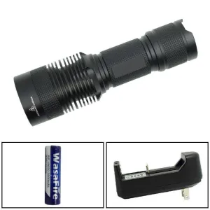 XH P50 LED Powerful Flashlight 5 Mode Portable LED Torch Lanterna Bicycle Light With 18650 Battery   Charger For Hunting Camping