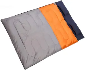 XIEXIUXIA Double Sleeping Bag, Camping, or Hiking,Cold Weather 2 Person Waterproof Sleeping Bag for Adults or Teens. Truck, Tent, or Sleeping Pad, Lightweight (Color : E)