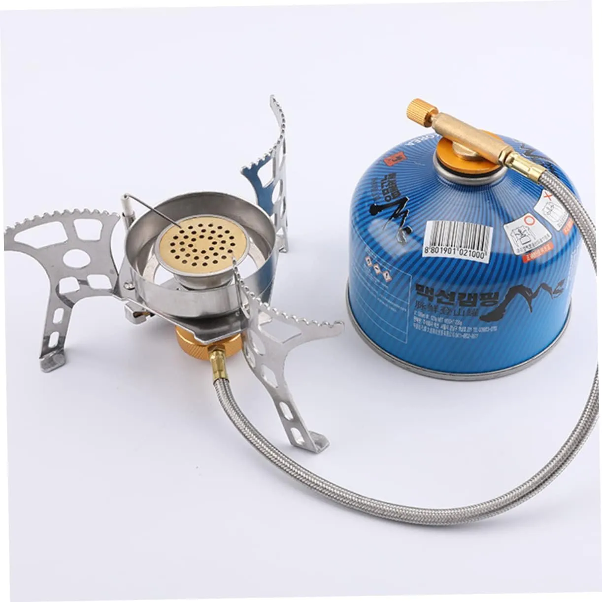 Yardwe Lightweight Outdoor Stove Windproof Camping Stove Propane Camping Burner
