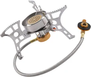 Yardwe Lightweight Outdoor Stove Windproof Camping Stove Propane Camping Burner