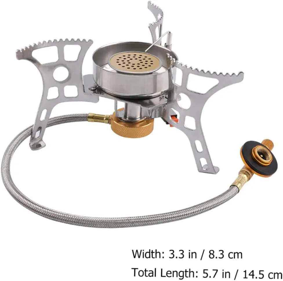 Yardwe Lightweight Outdoor Stove Windproof Camping Stove Propane Camping Burner