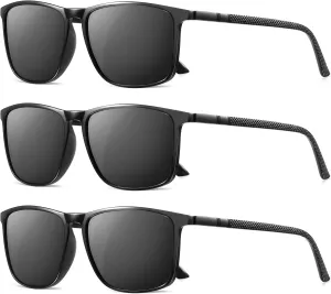 YDAOWKN Polarized Sunglasses for Men Lightweight Frame with UV Protection for Driving Fishing Golf