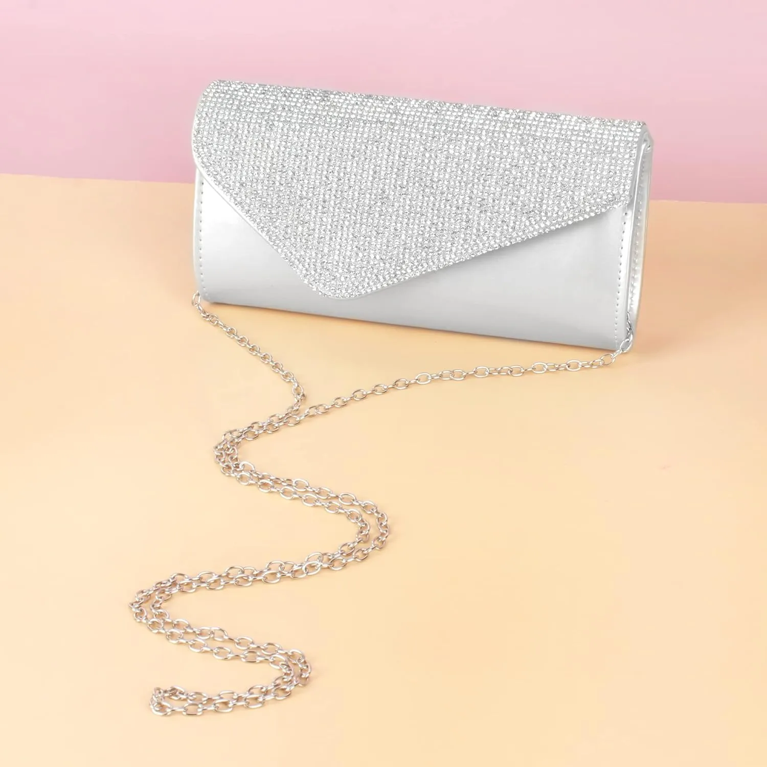ZLMBAGUS Evening Clutch Purse Bag Party Prom Wedding Envelope Crossbody Handbags