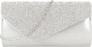 ZLMBAGUS Evening Clutch Purse Bag Party Prom Wedding Envelope Crossbody Handbags